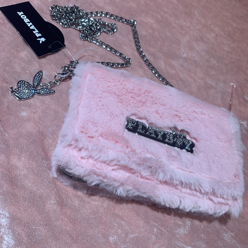Playboy Fur Diamanté Bag NEW 😍💕 Y2K Vibes